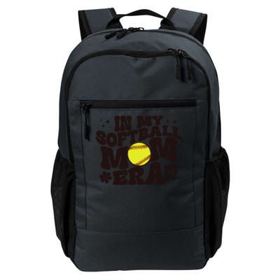 In My Softball Mom Era Softball Mama Retro Gift Daily Commute Backpack