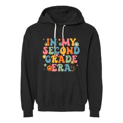 In My Second Grade Era Back To School 2nd Grade Teacher Team Garment-Dyed Fleece Hoodie