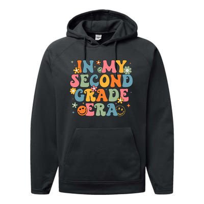 In My Second Grade Era Back To School 2nd Grade Teacher Team Performance Fleece Hoodie