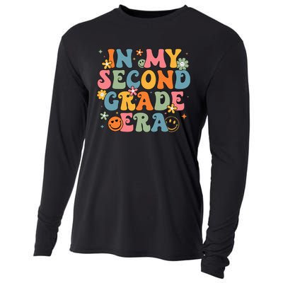 In My Second Grade Era Back To School 2nd Grade Teacher Team Cooling Performance Long Sleeve Crew