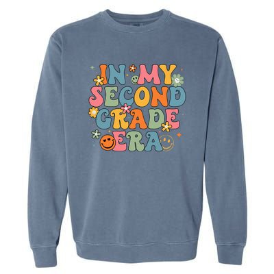 In My Second Grade Era Back To School 2nd Grade Teacher Team Garment-Dyed Sweatshirt