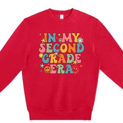 In My Second Grade Era Back To School 2nd Grade Teacher Team Premium Crewneck Sweatshirt