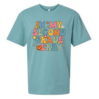 In My Second Grade Era Back To School 2nd Grade Teacher Team Sueded Cloud Jersey T-Shirt