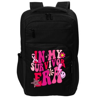 In My Survivor Era Breast Cancer Awareness Impact Tech Backpack