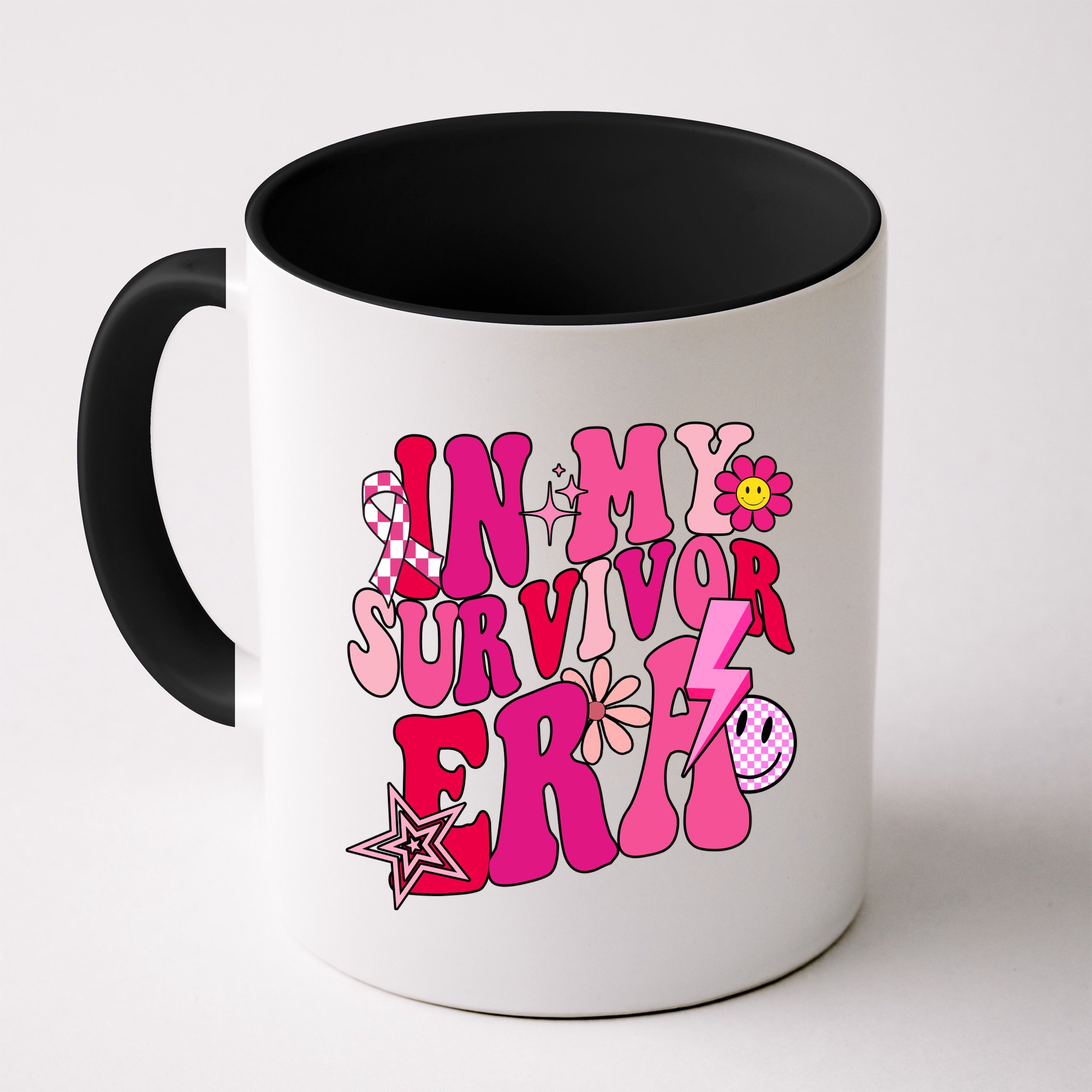 In My Survivor Era Breast Cancer Awareness Mug