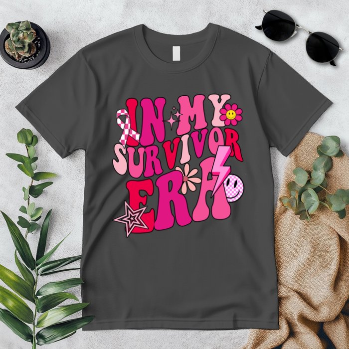 In My Survivor Era Breast Cancer Awareness Premium T-Shirt