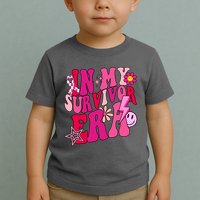 In My Survivor Era Breast Cancer Awareness Toddler T-Shirt