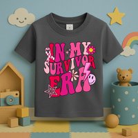 In My Survivor Era Breast Cancer Awareness Toddler T-Shirt