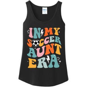 In My Soccer Aunt Era Funny Soccer Ladies Essential Tank