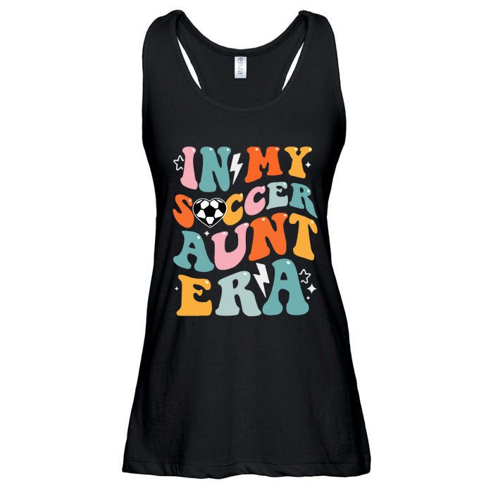 In My Soccer Aunt Era Funny Soccer Ladies Essential Flowy Tank