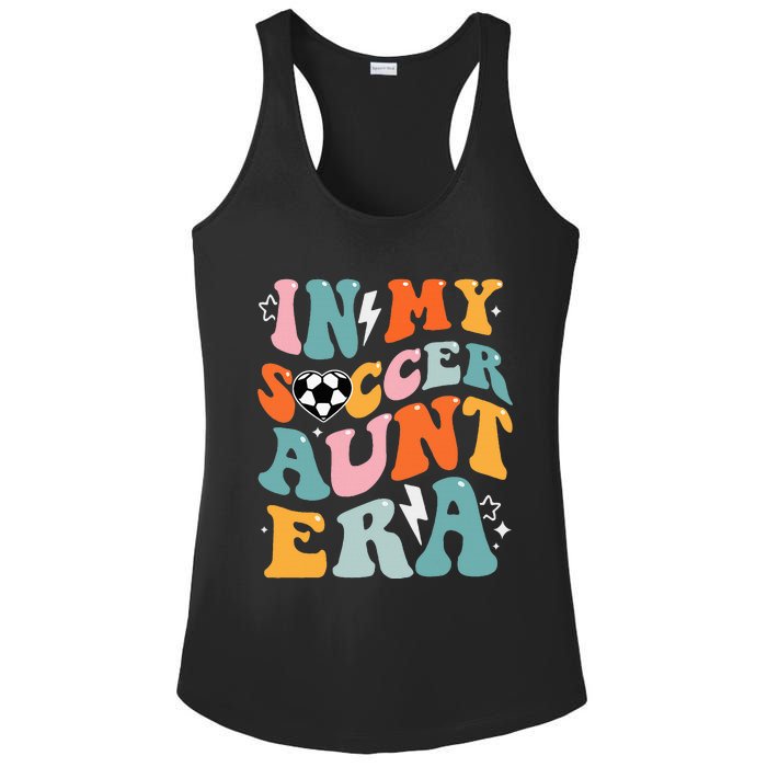 In My Soccer Aunt Era Funny Soccer Ladies PosiCharge Competitor Racerback Tank