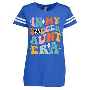 In My Soccer Aunt Era Funny Soccer Enza Ladies Jersey Football T-Shirt