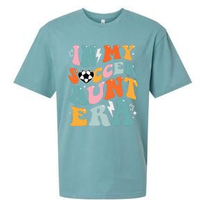 In My Soccer Aunt Era Funny Soccer Sueded Cloud Jersey T-Shirt