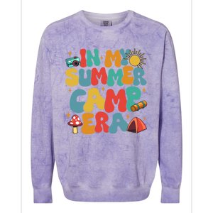 In My Summer Camp Era Gift Colorblast Crewneck Sweatshirt