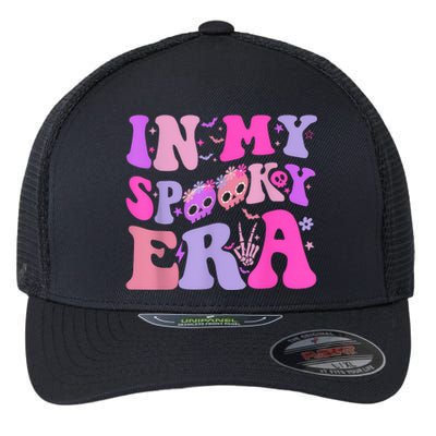 In My Spooky Era Groovy Hippie Halloween Flexfit Unipanel Trucker Cap