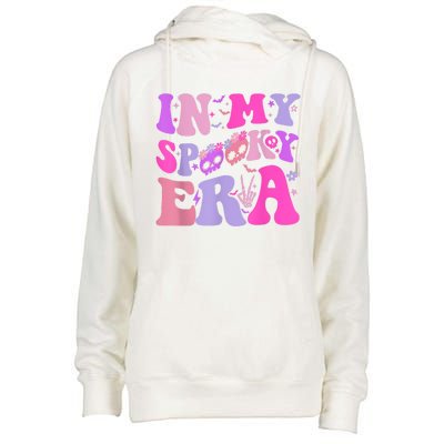 In My Spooky Era Groovy Hippie Halloween Womens Funnel Neck Pullover Hood