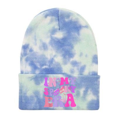 In My Spooky Era Groovy Hippie Halloween Tie Dye 12in Knit Beanie