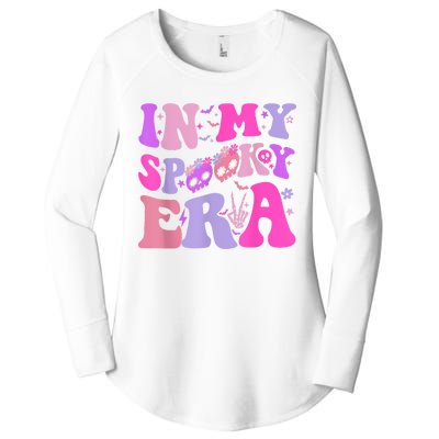 In My Spooky Era Groovy Hippie Halloween Women's Perfect Tri Tunic Long Sleeve Shirt