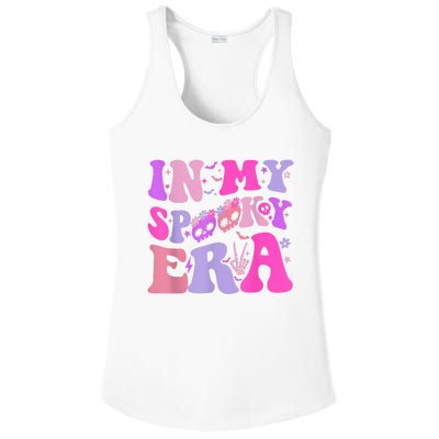 In My Spooky Era Groovy Hippie Halloween Ladies PosiCharge Competitor Racerback Tank