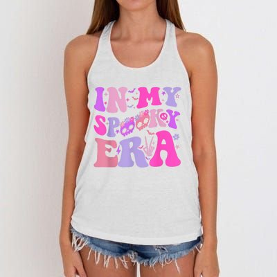 In My Spooky Era Groovy Hippie Halloween Women's Knotted Racerback Tank