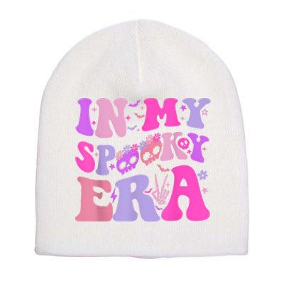 In My Spooky Era Groovy Hippie Halloween Short Acrylic Beanie