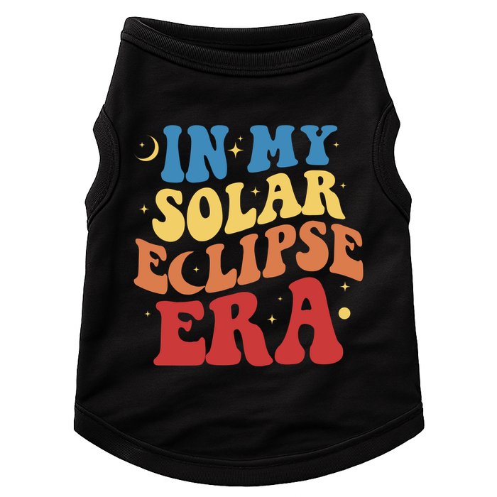 In My Solar Eclipse Era Groovy Retro Doggie Tank