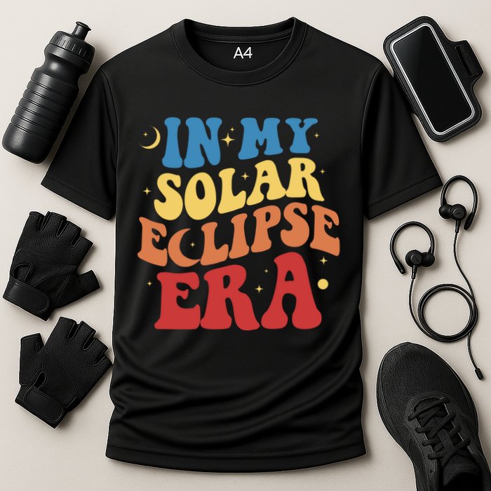 In My Solar Eclipse Era Groovy Retro Performance Shirt