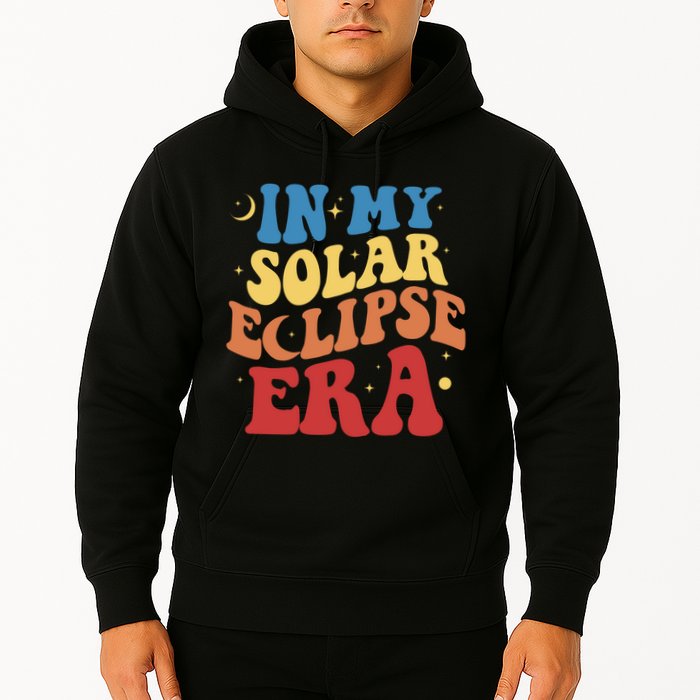 In My Solar Eclipse Era Groovy Retro Hoodie