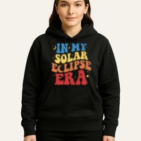 In My Solar Eclipse Era Groovy Retro Hoodie