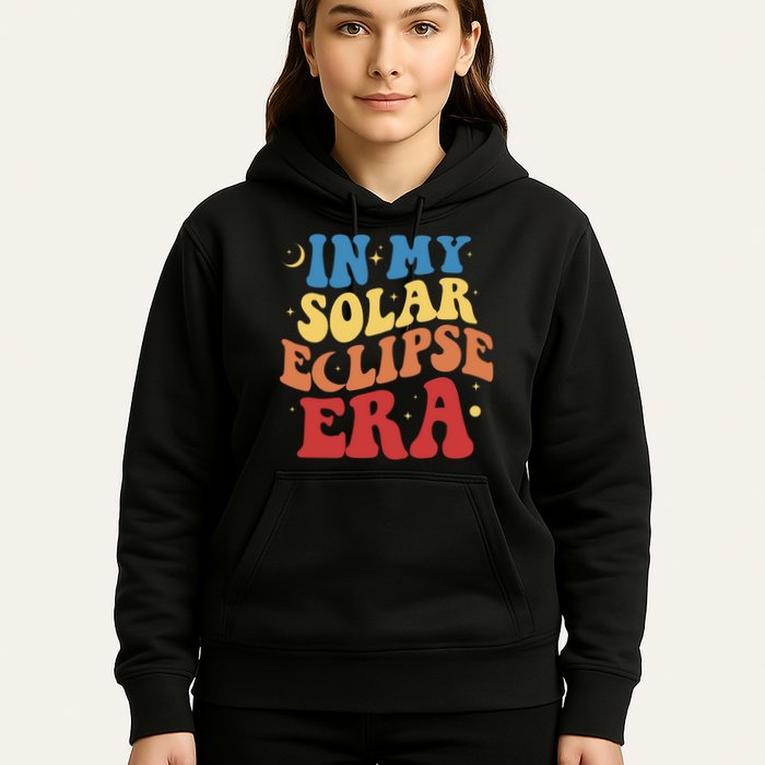 In My Solar Eclipse Era Groovy Retro Hoodie