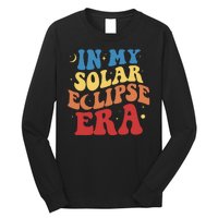 In My Solar Eclipse Era Groovy Retro Long Sleeve Shirt