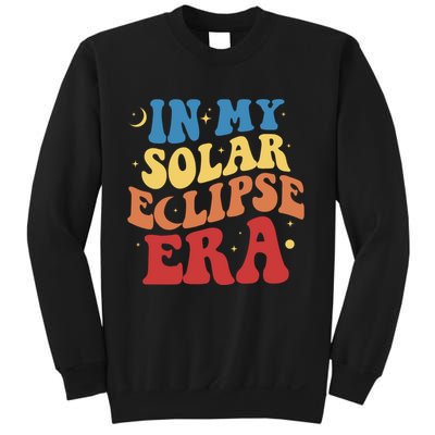 In My Solar Eclipse Era Groovy Retro Sweatshirt