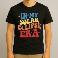 In My Solar Eclipse Era Groovy Retro T-Shirt