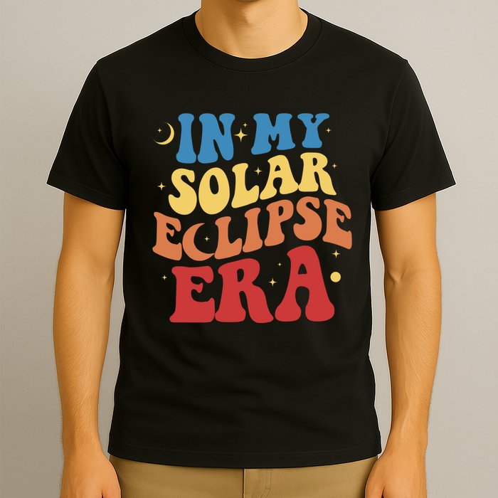 In My Solar Eclipse Era Groovy Retro T-Shirt