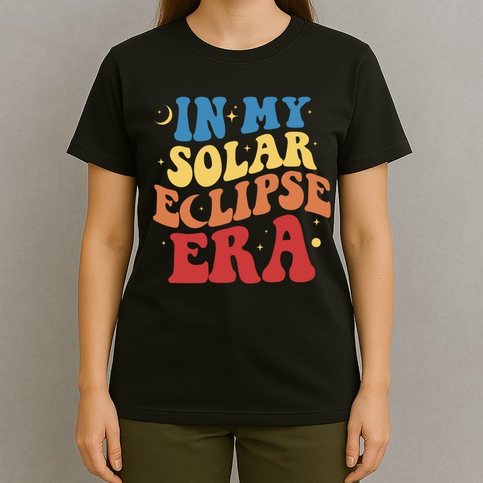 In My Solar Eclipse Era Groovy Retro T-Shirt