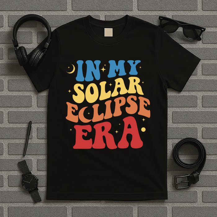 In My Solar Eclipse Era Groovy Retro T-Shirt