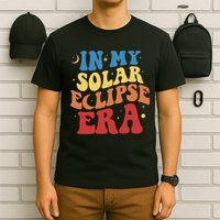In My Solar Eclipse Era Groovy Retro T-Shirt