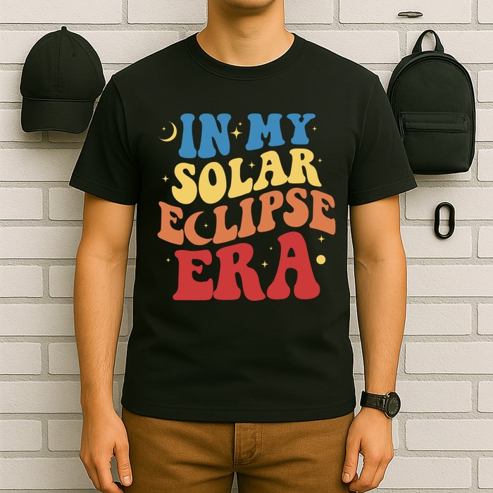In My Solar Eclipse Era Groovy Retro T-Shirt