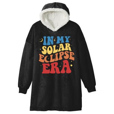 In My Solar Eclipse Era Groovy Retro Hooded Wearable Blanket