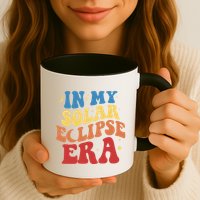 In My Solar Eclipse Era Groovy Retro Mug