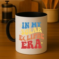 In My Solar Eclipse Era Groovy Retro Mug