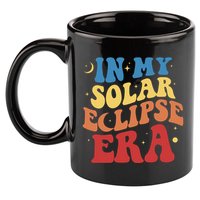 In My Solar Eclipse Era Groovy Retro 11oz C Handle Ceramic Mug