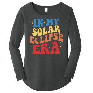 In My Solar Eclipse Era Groovy Retro Women's Perfect Tri Tunic Long Sleeve Shirt