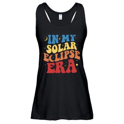 In My Solar Eclipse Era Groovy Retro Ladies Essential Flowy Tank