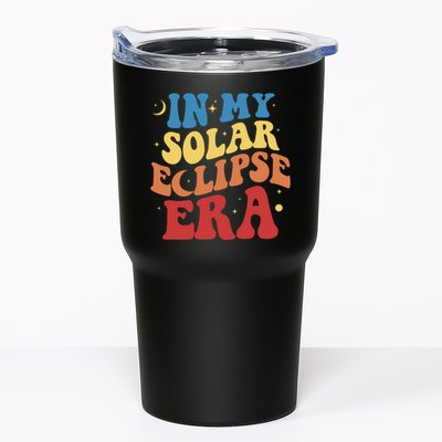 In My Solar Eclipse Era Groovy Retro Tumbler