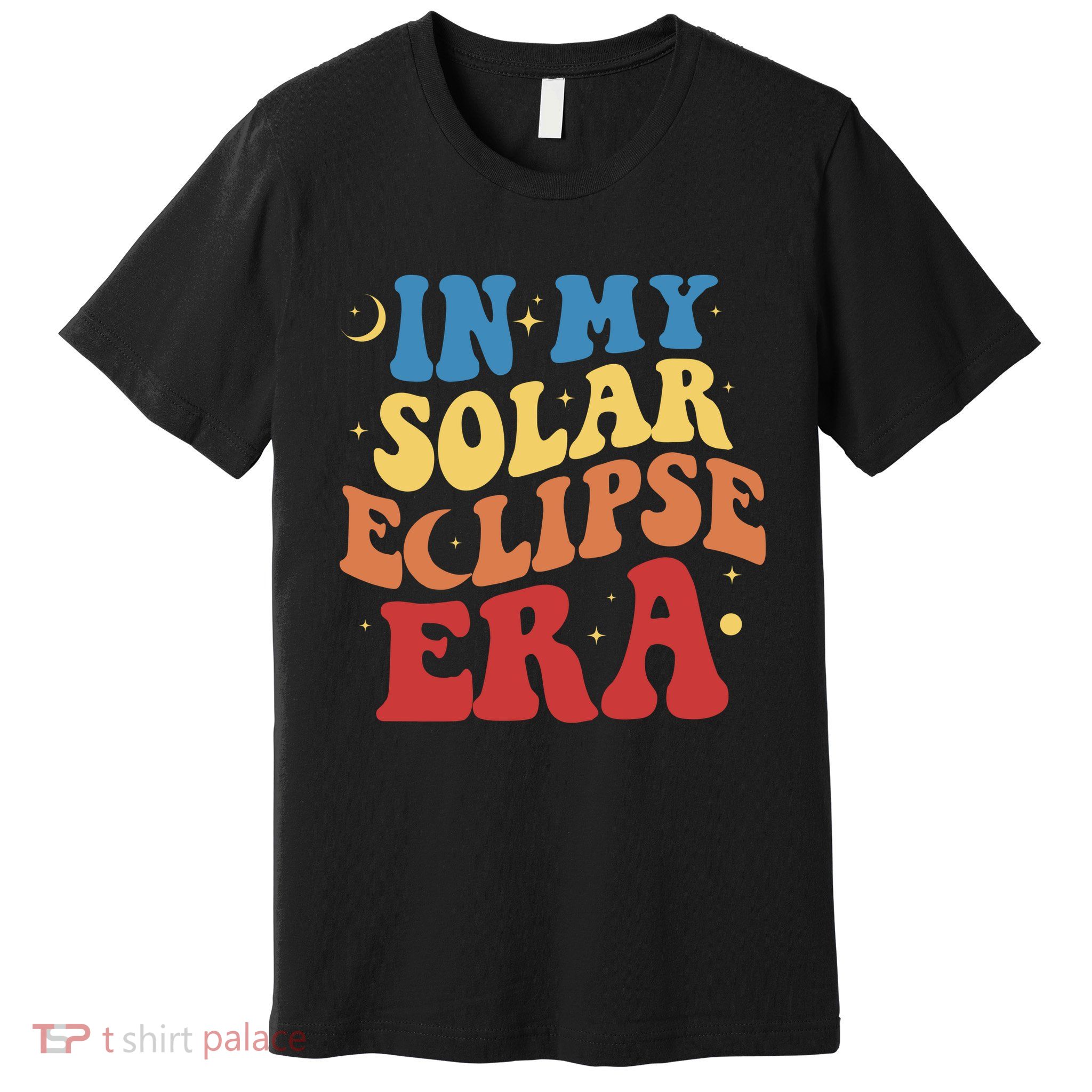 In My Solar Eclipse Era Groovy Retro Premium T-Shirt