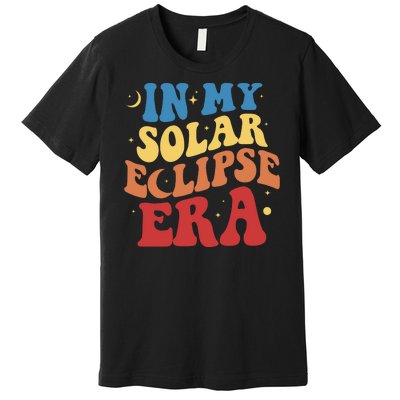 In My Solar Eclipse Era Groovy Retro Premium T-Shirt