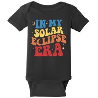 In My Solar Eclipse Era Groovy Retro Baby Bodysuit