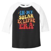 In My Solar Eclipse Era Groovy Retro Toddler Fine Jersey T-Shirt