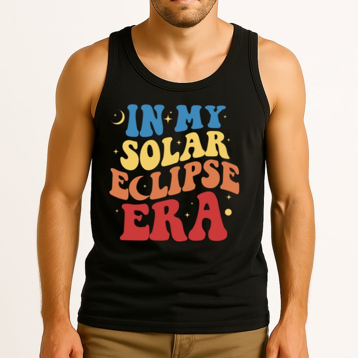 In My Solar Eclipse Era Groovy Retro Tank Top
